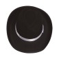 Sombrero rey del pop negro cinta blanca