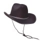 Sombrero vaquero fieltro negro