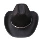 Sombrero vaquero fieltro negro