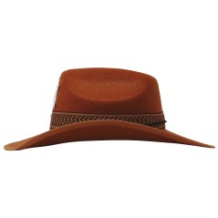 Sombrero sheriff marron de fieltro-El Informal Santander