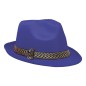 Sombrero gangster azul