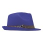 Sombrero gangster azul