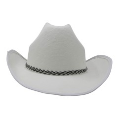 Sombrero vaquero blanco terciopelo Dallas