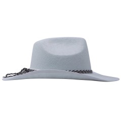 Sombrero vaquero blanco terciopelo Dallas-El Informal Santander
