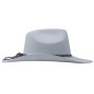 Sombrero vaquero blanco terciopelo Dallas