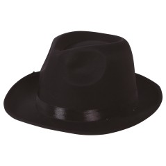 Sombrero ganster negro de tela-El Informal Santander