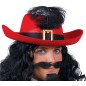 Sombrero mosquetero rojo espadachin