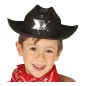 Sombrero sheriff negro infanti