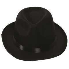 Sombrero ganster negro de tela-El Informal Santander
