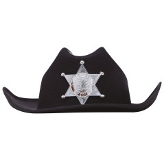 Sombrero sheriff negro infanti-El Informal Santander