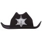 Sombrero sheriff negro infanti