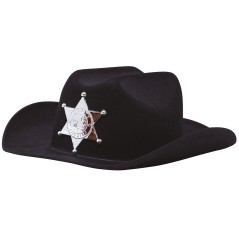Sombrero sheriff negro infanti-El Informal Santander
