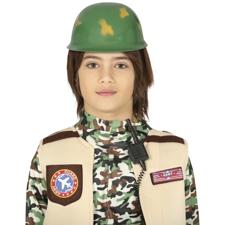 Casco militar infantil para niño