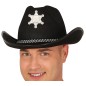 Sombbrero fieltro negro sheriff