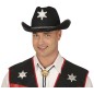 Sombbrero fieltro negro sheriff