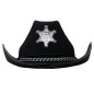 Sombbrero fieltro negro sheriff