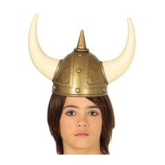 Casco vikingo infantil con cuernos