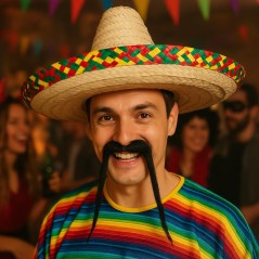 Sombrero mejicano de paja 50 cm mexicano-El Informal Santander
