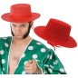 Sombrero cordobes rojo de fieltro
