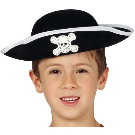 Sombrero pirata infantil fieltro-El Informal Santander