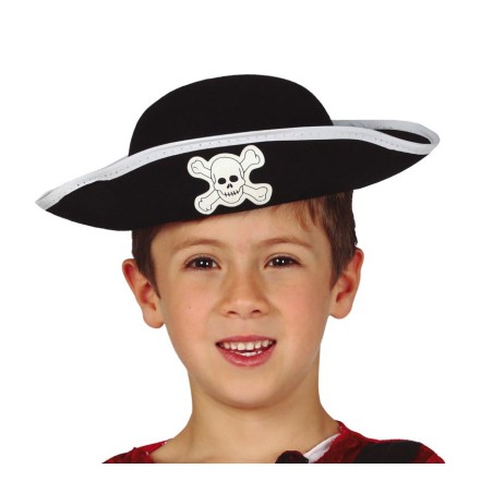 Sombrero pirata infantil fieltro