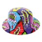 Sombrero bombin plastico colores surtidos fiesta