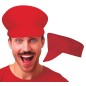 Gorra fontanero roja similar a la de mario bros