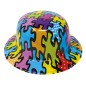 Sombrero bombin plastico colores surtidos fiesta