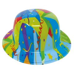 Sombrero bombin plastico colores surtidos fiesta-El Informal Santander