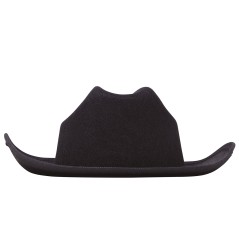 Sombrero vaquero infantil fieltro negro-El Informal Santander