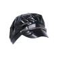 Gorra sado vinilo negro con cadena