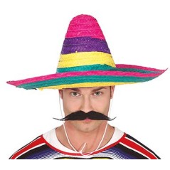 Sombrero mejicano 50 cm multicolor