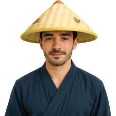 Sombrero vietnamita paja