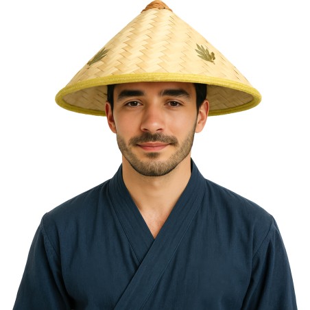 Sombrero vietnamita paja