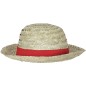 Sombrero paja con cinta roja luffy one peace