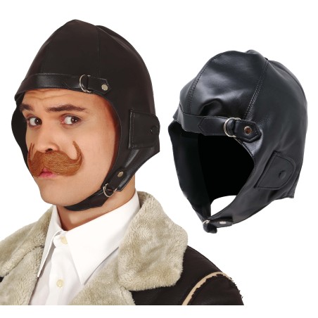 Gorra piloto aviador antiguo negro-El Informal Santander