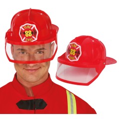 Casco bombero americano con pantalla-El Informal Santander