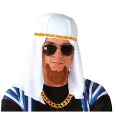 Tocado arabe tela sombrero gorro jeque