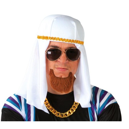 Tocado arabe tela sombrero gorro jeque