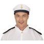 Gorra marinero blanca con ancla
