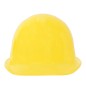 Casco obrero amarillo plastico obra albañil