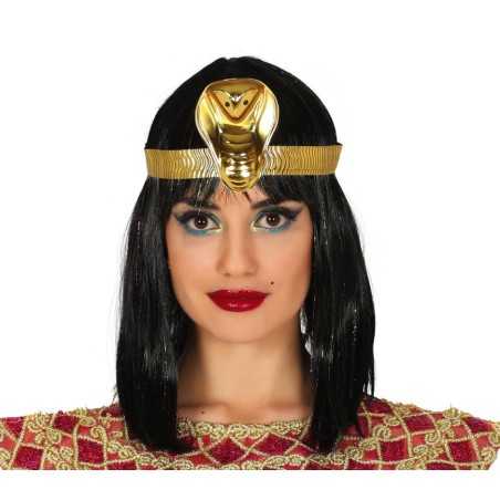 Diadema cleopatra plastico serpiente egipcia