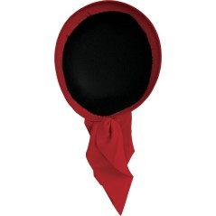 Gorro pirata rayas rojo negro pañuelo-El Informal Santander