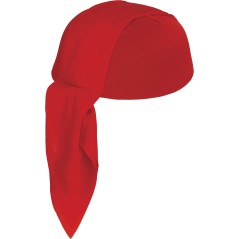 Gorro pirata rayas rojo negro pañuelo-El Informal Santander