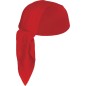 Gorro pirata rayas rojo negro pañuelo