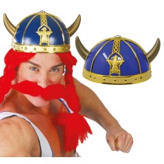 Casco galo azul obelix plastico duro-El Informal Santander
