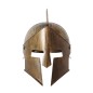 Casco espartano dorado plastico duro griego