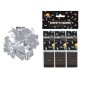 Cañon confeti plata mini 3 uds 10,5 cm
