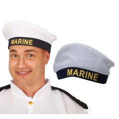 Gorra marinero marine blanca y azul-El Informal Santander