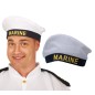Gorra marinero marine blanca y azul